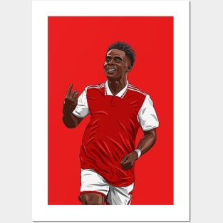 Bukayo Saka Posters and Art